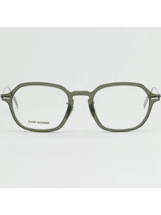 Glasses frame DISAPPEAR04 1ED transparent horn rim green square - DIOR - BALAAN 3