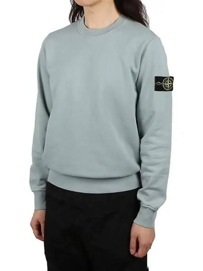 Wappen Patch Crew Neck Sweatshirt Dusty Mint - STONE ISLAND - BALAAN 2