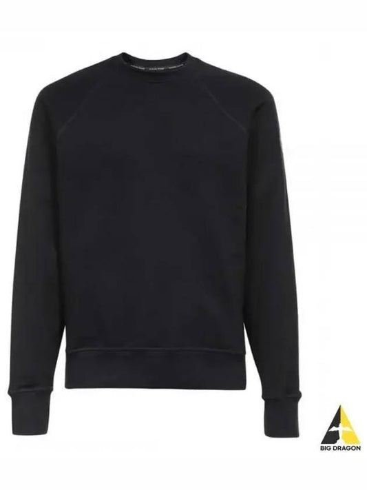 Men's Huron Crew Neck Sweatshirt Black - CANADA GOOSE - BALAAN 2