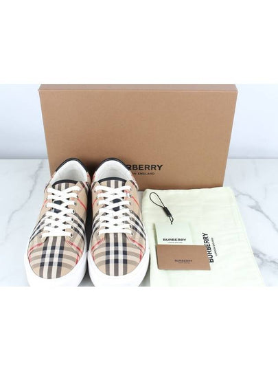 Vintage Check Sneakers 41 260 - BURBERRY - BALAAN 2