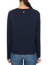 Calamai Print Long Sleeve T-shirt Navy - MAX MARA - BALAAN 4