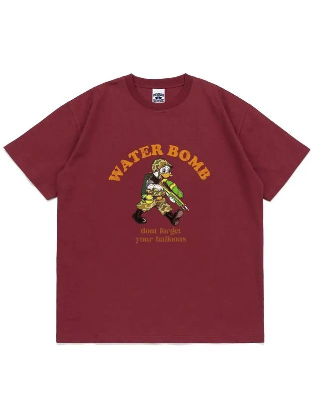 WATER DUCK T SHIRTS BURGUNDY - POLYGRAM - BALAAN 2