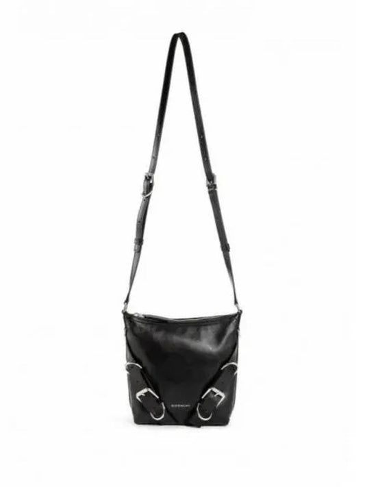 Voyou Buckle Calfskin Cross Bag Black - GIVENCHY - BALAAN 2