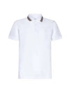 Cotton Polo Shirt White - BURBERRY - BALAAN 2