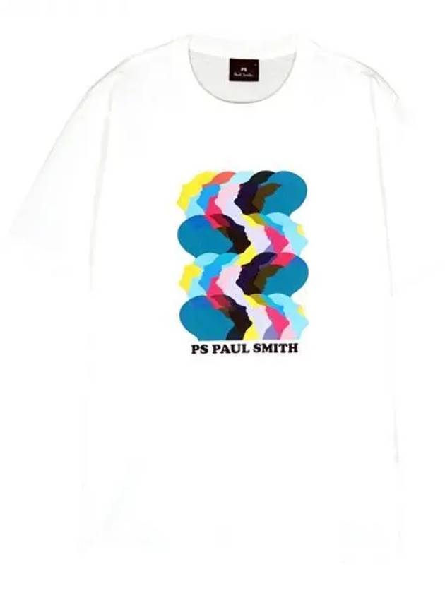 Graphic Short Sleeve T Shirt M2R 011R MP4450 01 - PAUL SMITH - BALAAN 2