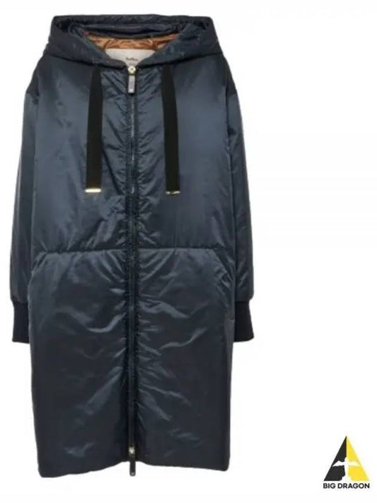 Greenf Hooded Padding Navy - MAX MARA - BALAAN 2