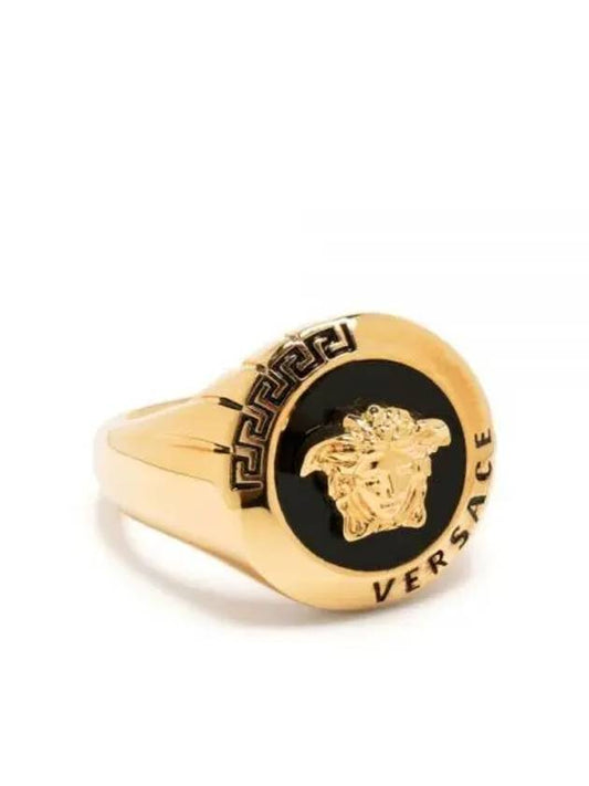 Men's Medusa Logo Ring Gold - VERSACE - BALAAN 2