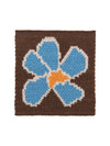 FLOWER KNIT COASTER BROWN - UNALLOYED - BALAAN 2