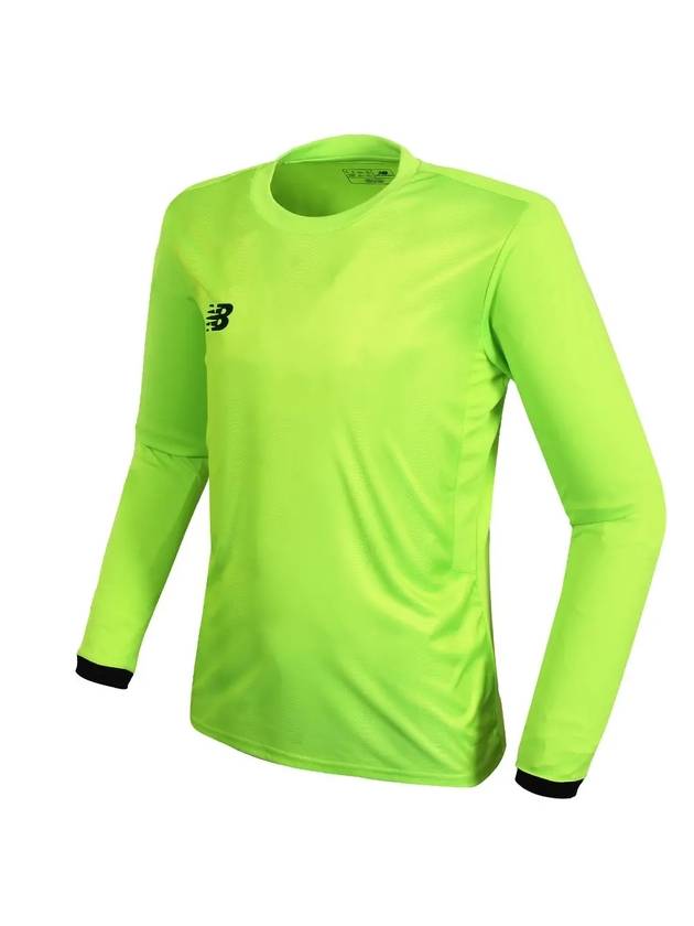 Graphic LS GK Jersey Sport Long Sleeve T-Shirt Green - NEW BALANCE - BALAAN 3