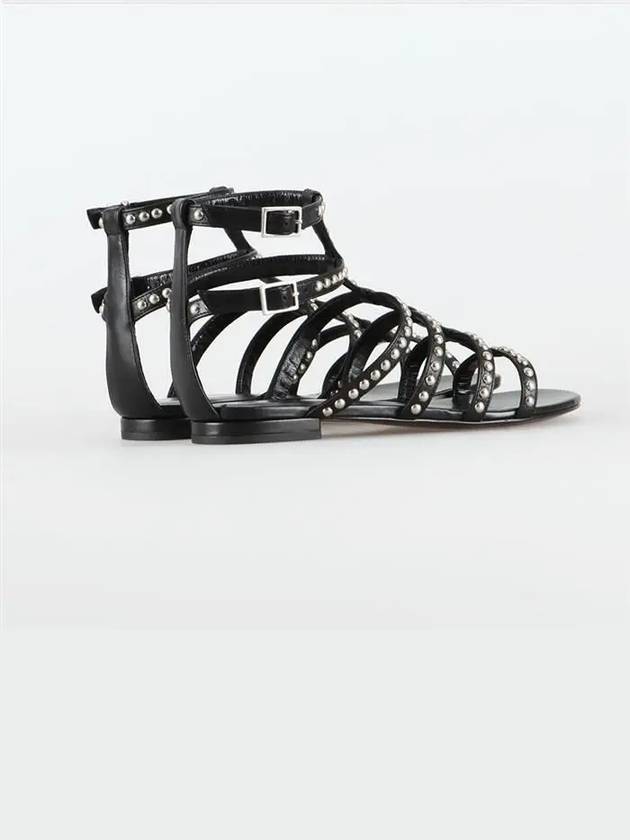 studded multistrap sandals 375354 CYU00 1000 - SAINT LAURENT - BALAAN 6