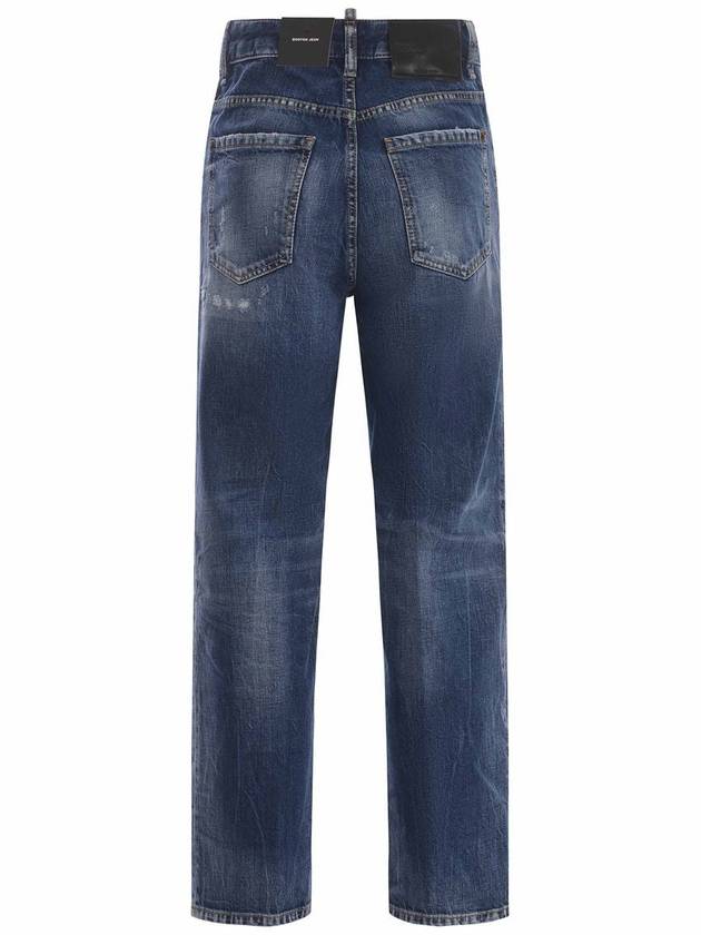 Denim Straight Pants S75LB0869 S30309470 DENIM - DSQUARED2 - BALAAN 4