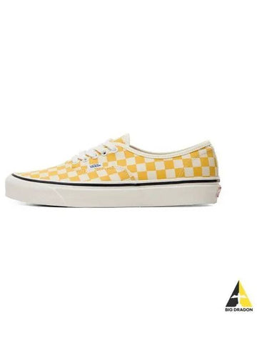 Authentic 44 DX Anaheim Factory og Yellow Checker VN0A54F241P1 - VANS - BALAAN 1