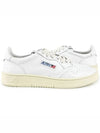 Medalist Leather Low Top Sneakers White - AUTRY - BALAAN 3