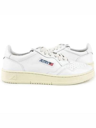 Medalist Leather Low Top Sneakers White - AUTRY - BALAAN 2