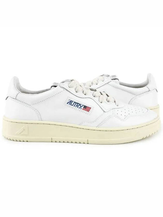 Medalist Leather Low Top Sneakers White - AUTRY - BALAAN 2