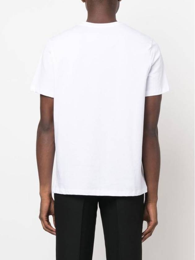 Men's Item Logo Cotton Short Sleeve T-Shirt White - A.P.C. - BALAAN 5