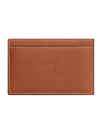 Triomphe Embossed Natural Calfskin Card Wallet Tan - CELINE - BALAAN 1