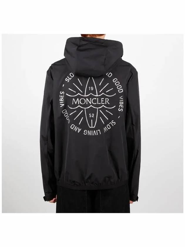 Clapier Zip Up Hoodie Black - MONCLER - BALAAN 5