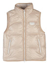 Logo Down Vest Beige - DUVETICA - BALAAN 3