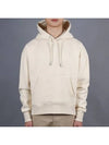 Mini Heart Logo Hoodie Ivory - AMI - BALAAN 2