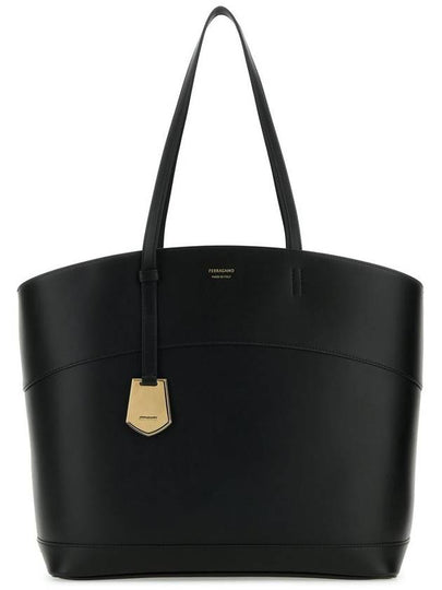 Charming Leather Tote Bag Black - SALVATORE FERRAGAMO - BALAAN 2