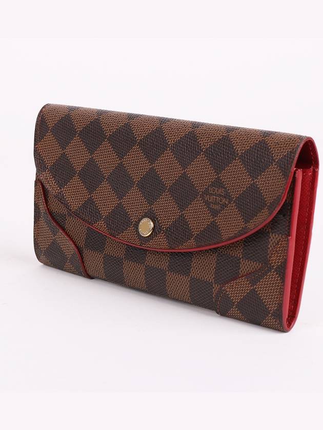 Damier Kaisa Flap Women s Long Wallet - LOUIS VUITTON - BALAAN 3