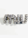 Crystal Hair Clip Steel 5JF082 2DNC - MIU MIU - BALAAN 2