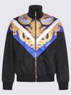 Men's Barocco Print Track Jacket Black - VERSACE - BALAAN 2