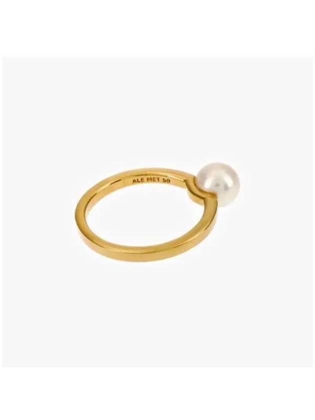 Treated Freshwater Cultured Pearl Ring Gold - PANDORA - BALAAN 5