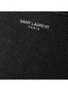 Grain Leather Clutch Bag Black - SAINT LAURENT - BALAAN 7