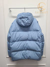 Used luxury goods Lewis It L Pastel blue wappen crinkle wraps hooded padded jumper - STONE ISLAND - BALAAN 5