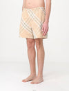 Check Swim Shorts Beige - BURBERRY - BALAAN 3