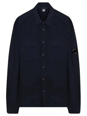 Gabardine cotton lens shirt - CP COMPANY - BALAAN 1