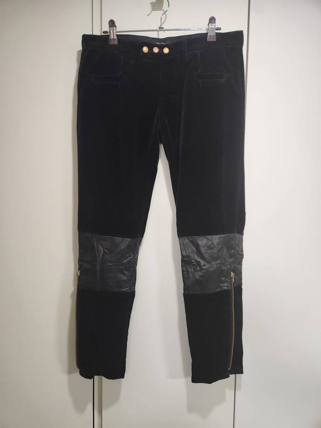 Leather Docking Velvet Pants - UNDERCOVER - BALAAN 6