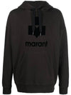 Miley Logo Hoodie Faded Black - ISABEL MARANT - BALAAN 2