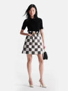 Bubble Damier Paper Bag Mini Skirt 1ABRHW - LOUIS VUITTON - BALAAN 2