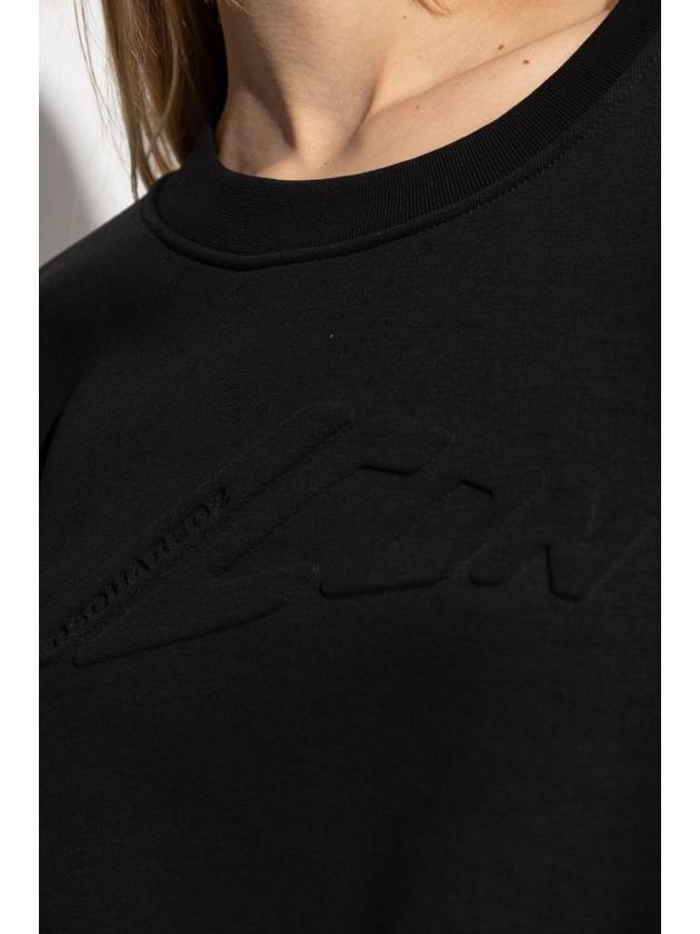 Dsquared2 Sweatshirt With Logo, Women's, Black - DSQUARED2 - BALAAN 5