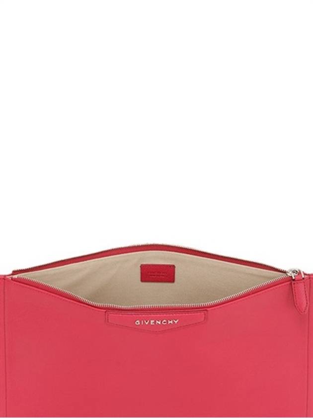 Large leather clutch strawberry red BC06822012 621 - GIVENCHY - BALAAN 5