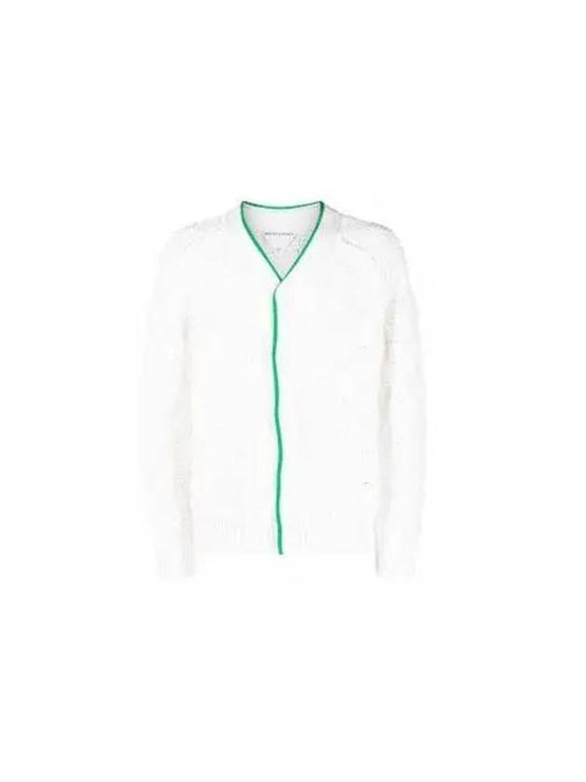 Intrecciato Pattern Cardigan White - BOTTEGA VENETA - BALAAN 2