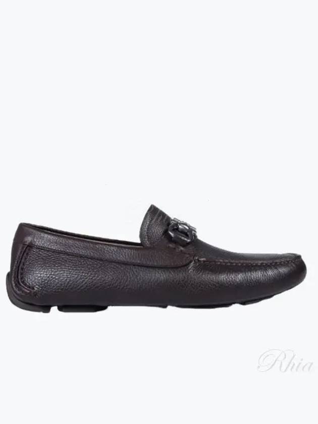 Gancini Ornament Driving Shoes Brown - SALVATORE FERRAGAMO - BALAAN 2