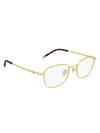 glasses gold MB0134O 003 - MONTBLANC - BALAAN.