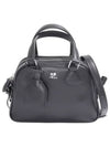 Logo leather mini bowling bag 324GSA132CR0065 - COURREGES - BALAAN 2