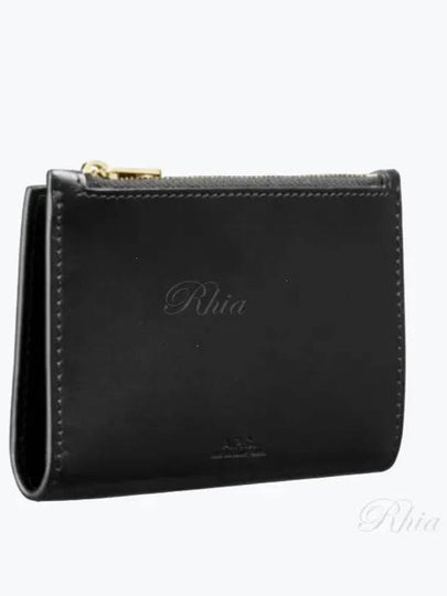 Willet Zipper Half Wallet Black - A.P.C. - BALAAN 2