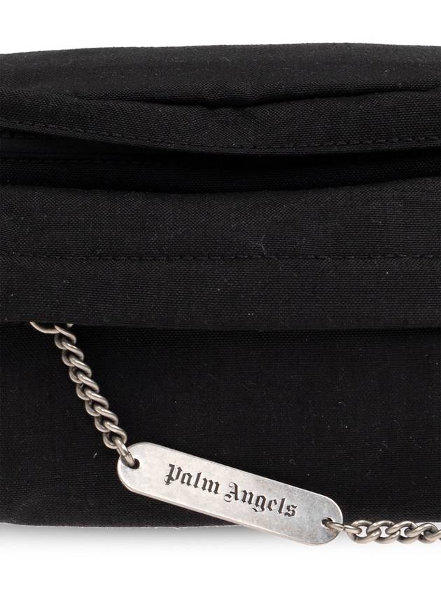 Palm Angels Belt Bag With Logo, Men's, Black - PALM ANGELS - BALAAN 6