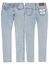 Men's Blitz Denim Jeans Light Blue - OFF WHITE - BALAAN.