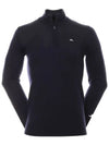 Men's Kian Zip-up Sweater Navy - J.LINDEBERG - BALAAN 1