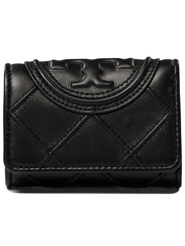 Fleming Small Half Wallet Black - TORY BURCH - BALAAN 2