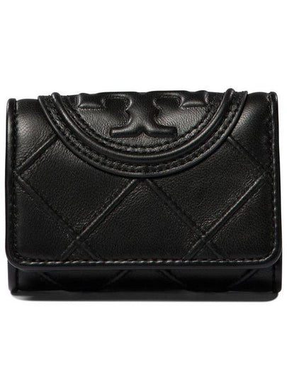 Fleming Small Half Wallet Black - TORY BURCH - BALAAN 2