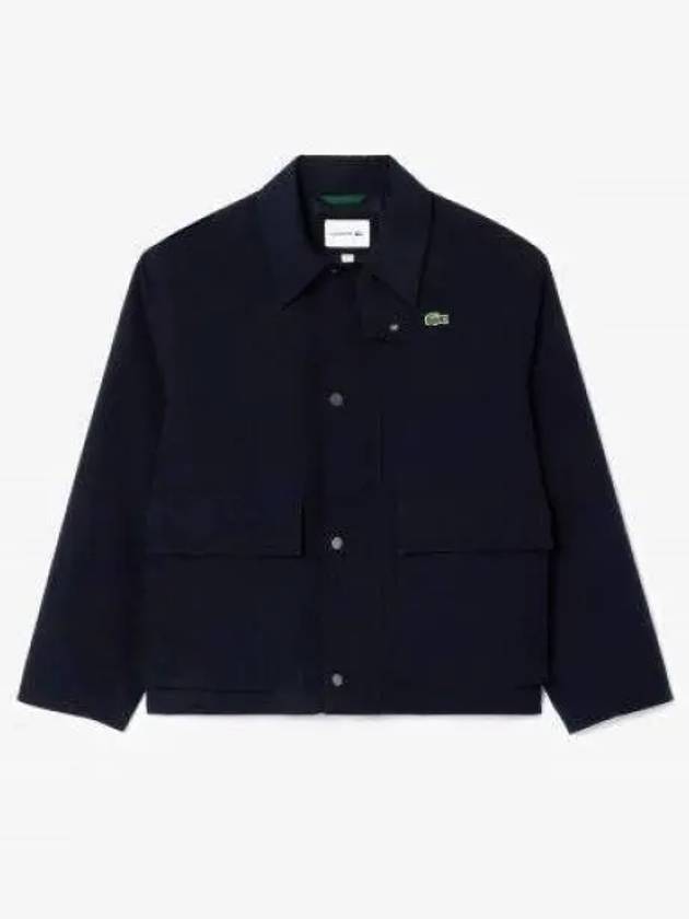 Men s Shirt Collar Outer Dark Navy 1285972 - LACOSTE - BALAAN 1