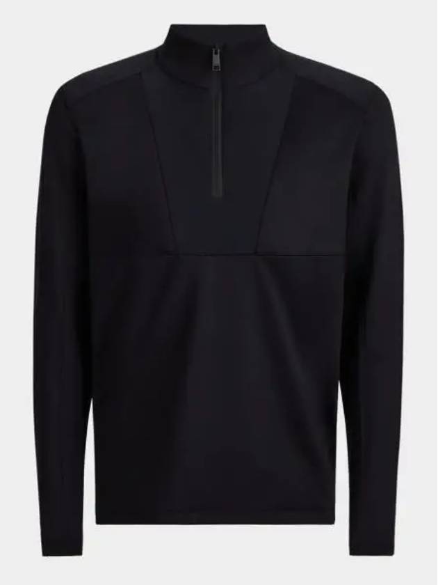 G FORE DOUBLE KNIT QUARTER ZIP GMM000021 ONYX Men s Pullover - G/FORE - BALAAN 1